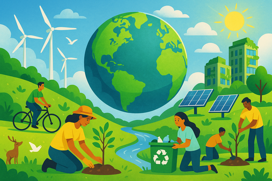 sustainable practice, safe earth type of image